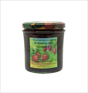 380g Erd-/ Himbeer 2-Fruchtaufstrich